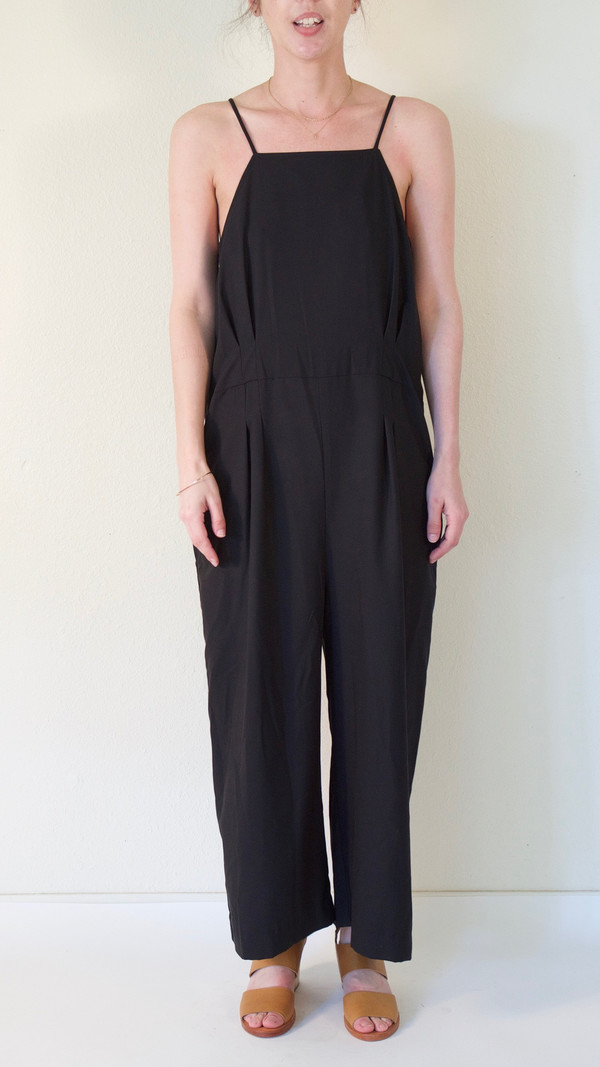 Wolcott : Takemoto Shibata Jumpsuit in Black Wolcott : Takemoto Shibata Jumpsuit in Black