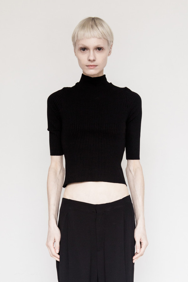 Assembly New York Cotton Ribbed T-shirt - Black Assembly New York Cotton Ribbed T-shirt - Black