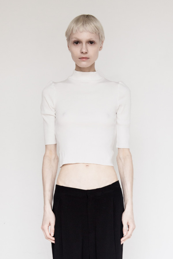 Assembly New York Cotton Ribbed T-shirt - White Assembly New York Cotton Ribbed T-shirt - White