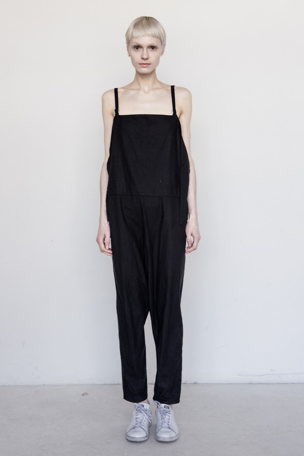 Baserange Silk Long Strap Overall Baserange Silk Long Strap Overall