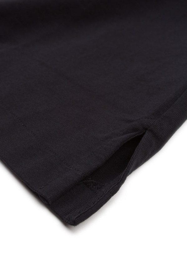 Men's MHL Margaret Howell Polo Shirt Dry Cotton Jersey Black Men's MHL Margaret Howell Polo Shirt Dry Cotton Jersey Black
