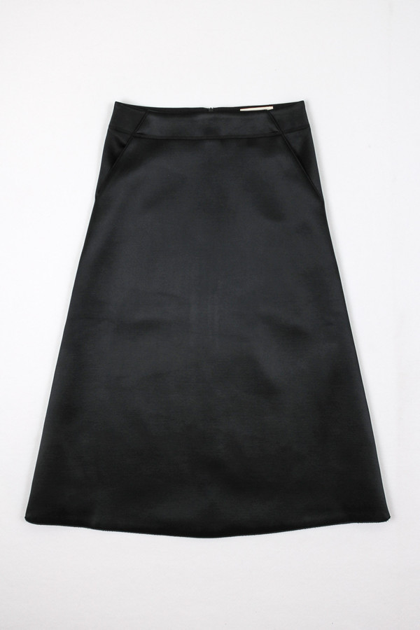 Nanushka - Madu Bonded Satin A-Line Skirt Nanushka - Madu Bonded Satin A-Line Skirt