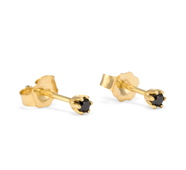 Satomi Kawakita 14K Black Diamond Studs Satomi Kawakita 14K Black Diamond Studs