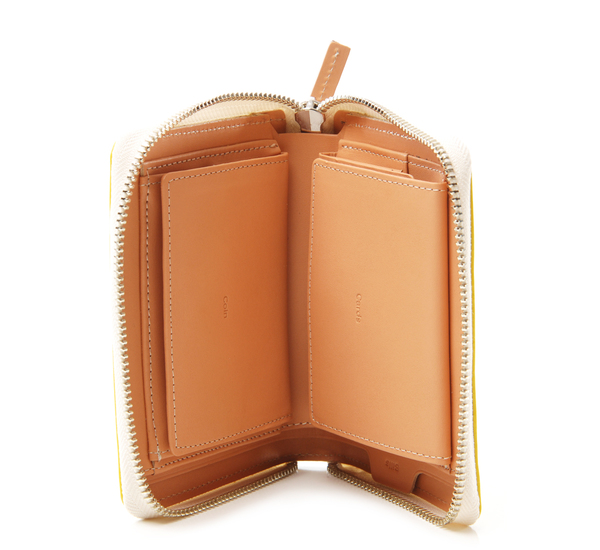 Yellow Pop Up Wallet by I Ro Se Yellow Pop Up Wallet by I Ro Se
