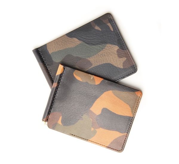 Anchor Bridge AB Short Money Clip Grey Camo Wallet Anchor Bridge AB Short Money Clip Grey Camo Wallet