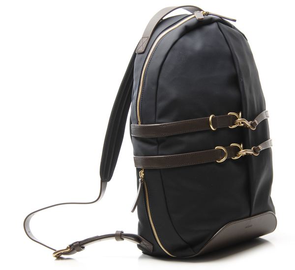 Navy and Dark Brown MS Sprint Backpack by Mismo Navy and Dark Brown MS Sprint Backpack by Mismo