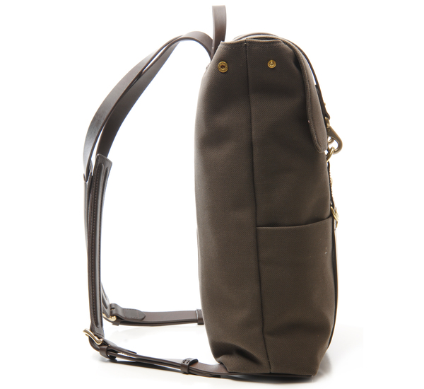 Army Green and Dark Brown MS Backpack by Mismo Army Green and Dark Brown MS Backpack by Mismo
