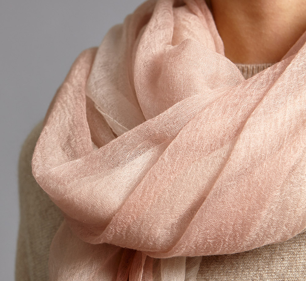 Oyuna Ulla Shawl In Peach Beige Oyuna Ulla Shawl In Peach Beige