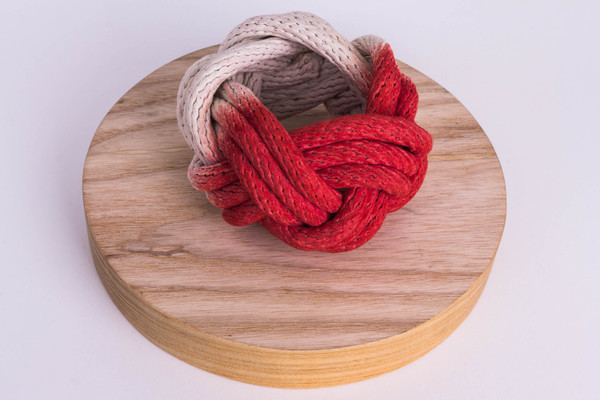 Tanya Aguiñiga - Knotted Rope Bracelet - Red Tanya Aguiñiga - Knotted Rope Bracelet - Red