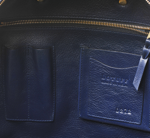 Lotuff Leather Indigo Zipper Backpack Lotuff Leather Indigo Zipper Backpack