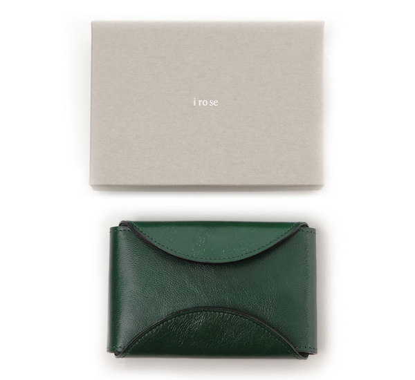 Green Fold Card Case by I Ro Se Green Fold Card Case by I Ro Se