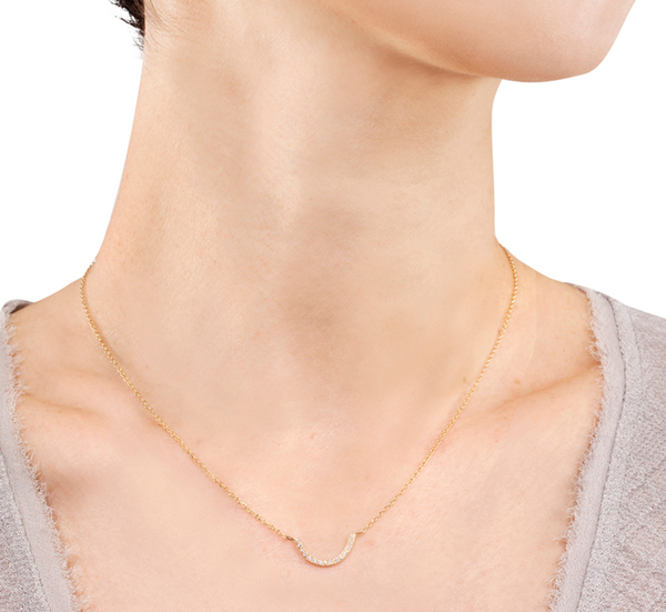 Satomi Kawakita N1212w 18K Necklace With White Diamonds Satomi Kawakita N1212w 18K Necklace With White Diamonds