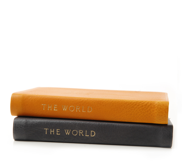 Grey World Travel Journal by Hayden Leather Grey World Travel Journal by Hayden Leather