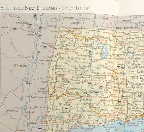 Hayden Leather Navy America Atlas Book Hayden Leather Navy America Atlas Book