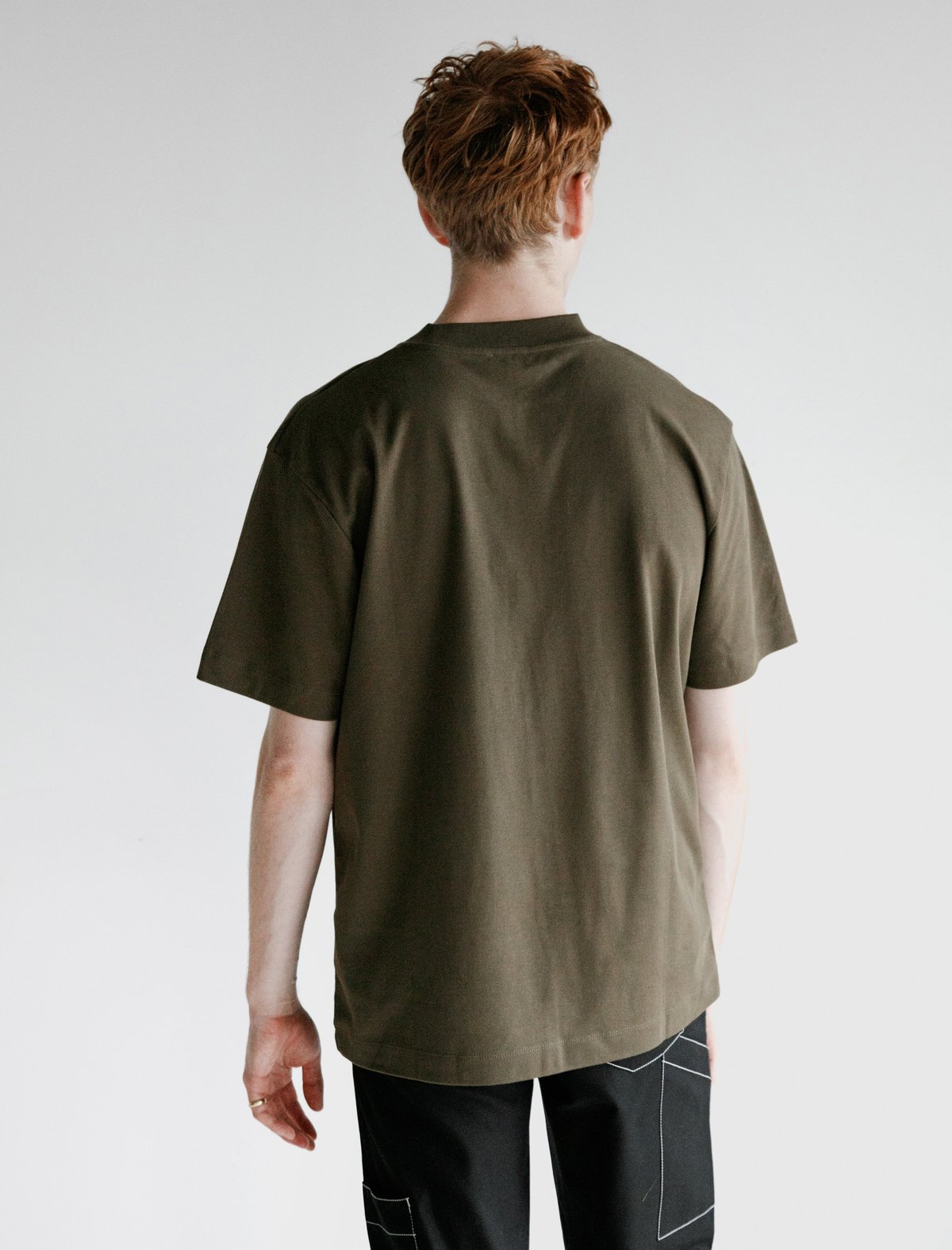 Sunspel Mock Turtleneck T-Shirt 