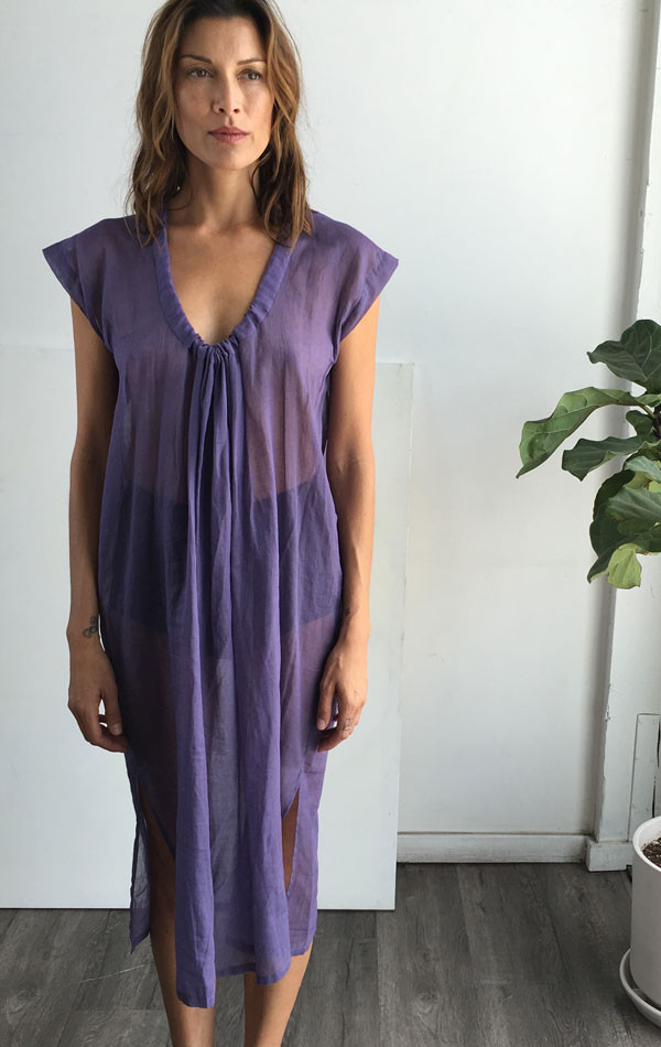 two-nyc Purple drawstring dress two-nyc Purple drawstring dress