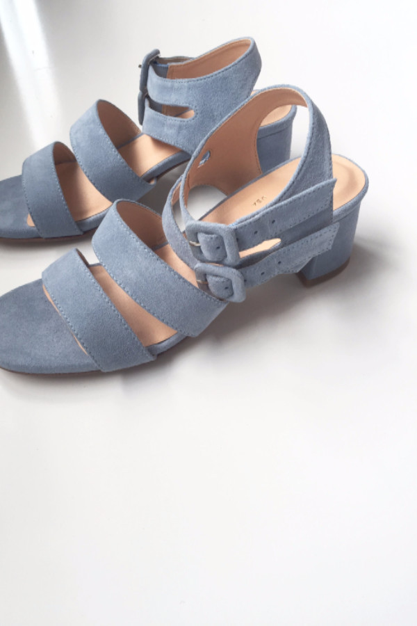Marais USA Jardin Heel / Blue Suede Marais USA Jardin Heel / Blue Suede