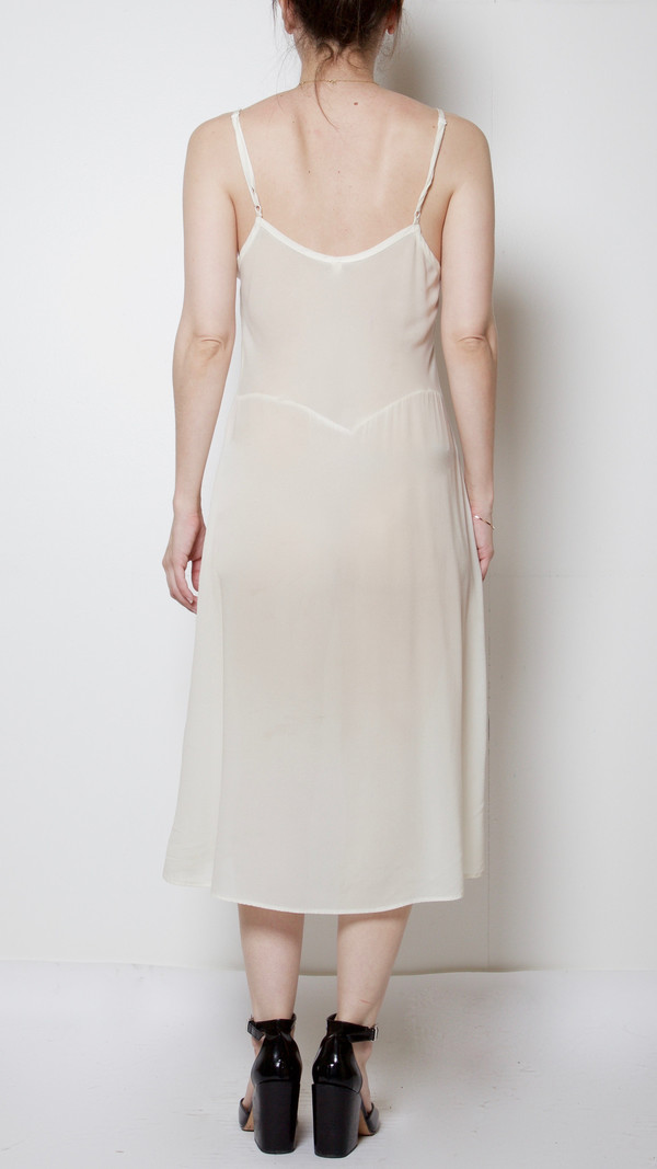Botanica Workshop Vetiver Slip-Dress in White Botanica Workshop Vetiver Slip-Dress in White