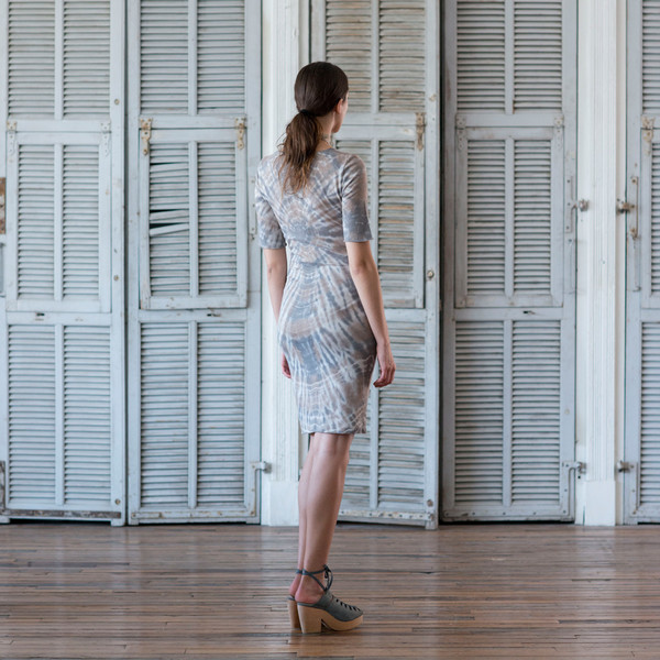 Raquel Allegra Tie Dye Fitted Dress Raquel Allegra Tie Dye Fitted Dress