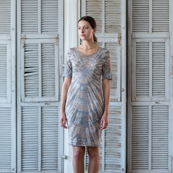 Raquel Allegra Tie Dye Fitted Dress Raquel Allegra Tie Dye Fitted Dress