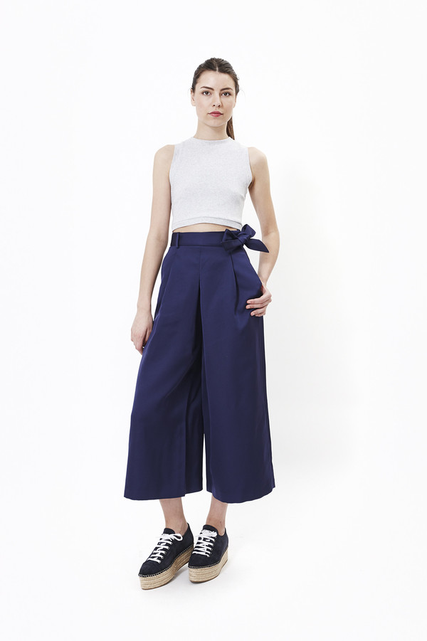 Nanushka Toho Hakama Pants in Navy Nanushka Toho Hakama Pants in Navy