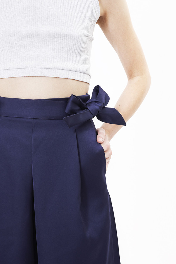 Nanushka Toho Hakama Pants in Navy Nanushka Toho Hakama Pants in Navy