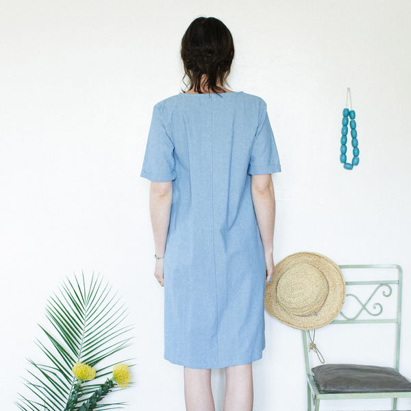Me & Arrow Tall Dress - Lt. Indigo Chambray Me & Arrow Tall Dress - Lt. Indigo Chambray