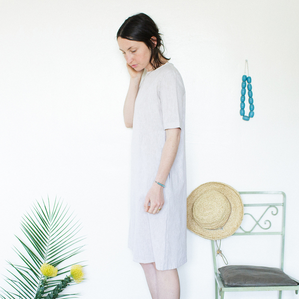 Me & Arrow Tall Dress - Sand Stripe Me & Arrow Tall Dress - Sand Stripe