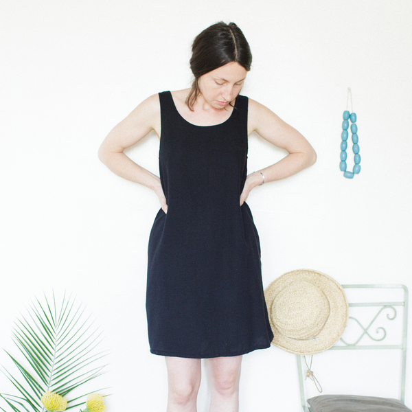 Unknown Basic Tank Dress<br>Black Unknown Basic Tank Dress<br>Black