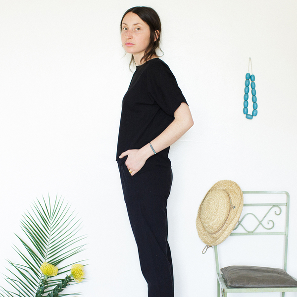 Unknown Sleeve Tee<br>Black Unknown Sleeve Tee<br>Black