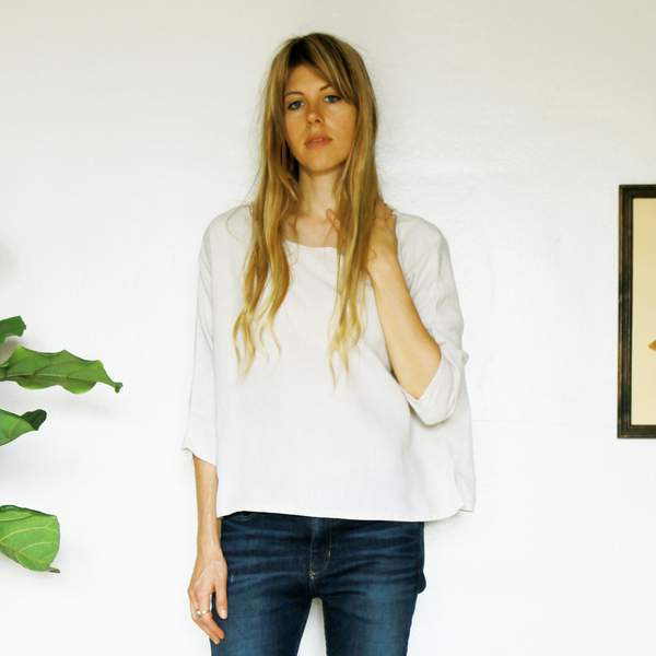 Unknown Dolman 3/4 Sleeve Top<br>Ivory Unknown Dolman 3/4 Sleeve Top<br>Ivory