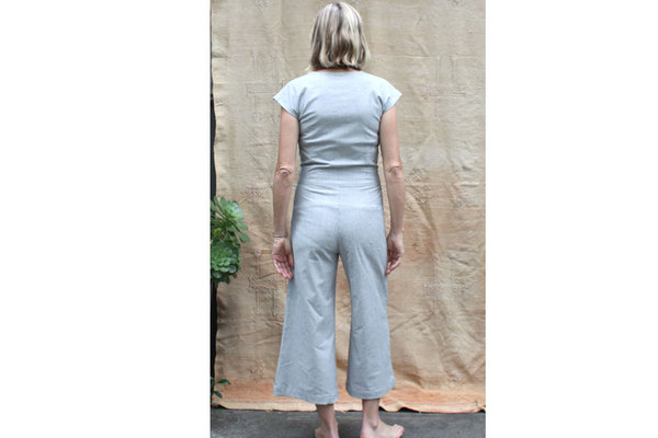 pietsie Atacama Jumpsuit in Gray Stripe pietsie Atacama Jumpsuit in Gray Stripe