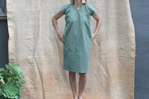 pietsie Sayulita Dress in Vintage Army pietsie Sayulita Dress in Vintage Army