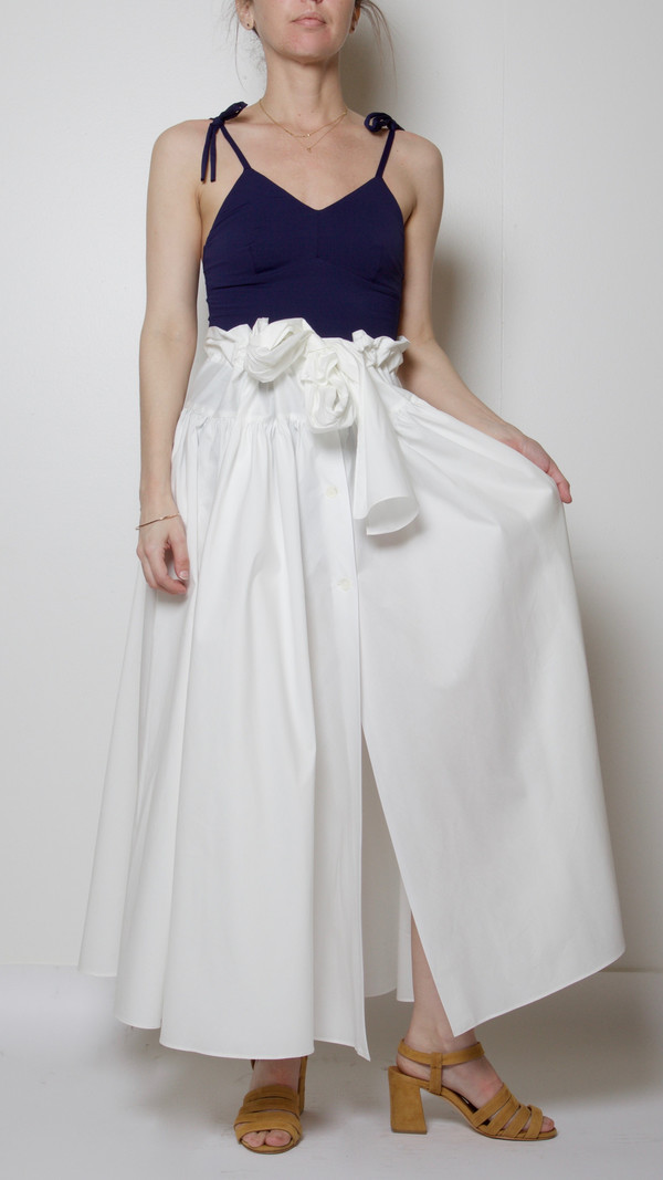Maryam Nassir Zadeh Carlita Skirt in White Maryam Nassir Zadeh Carlita Skirt in White