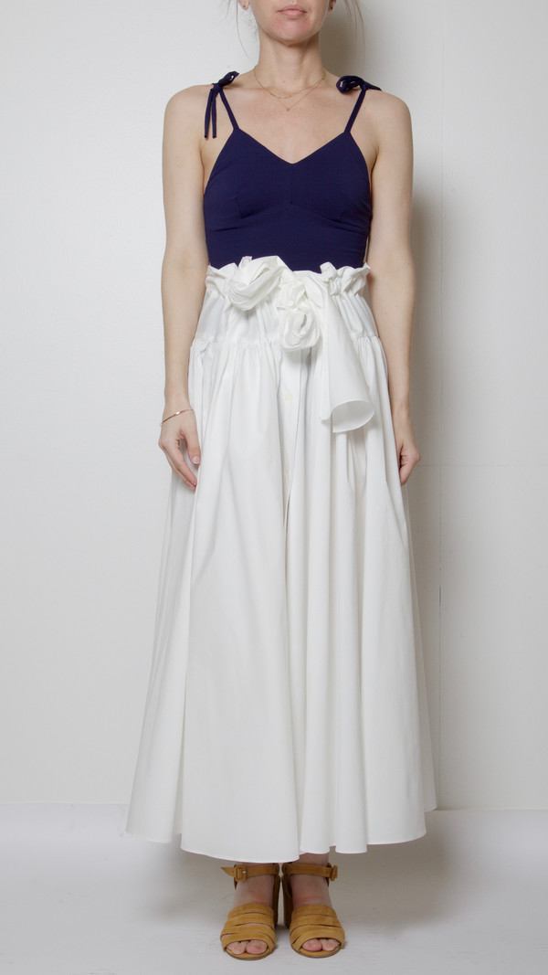 Maryam Nassir Zadeh Carlita Skirt in White Maryam Nassir Zadeh Carlita Skirt in White