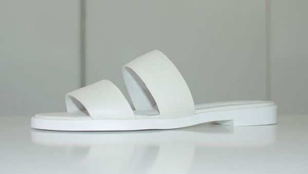 Intentionally Blank RITZ in WHITE LEATHER Intentionally Blank RITZ in WHITE LEATHER