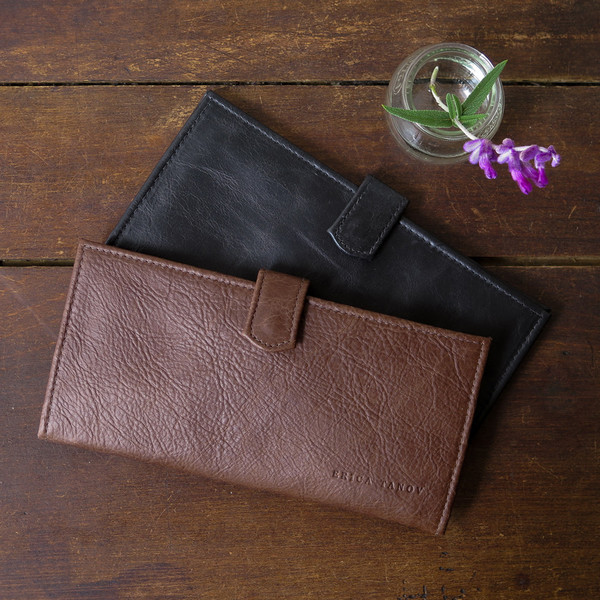 Erica Tanov Leather Long Wallet Erica Tanov Leather Long Wallet
