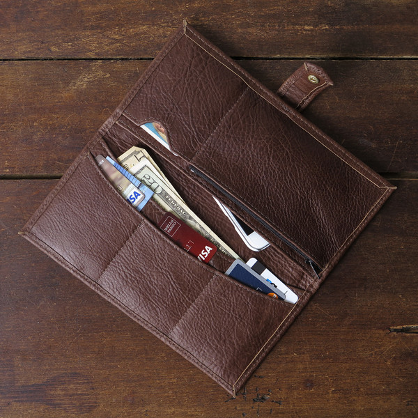 Erica Tanov Leather Long Wallet Erica Tanov Leather Long Wallet