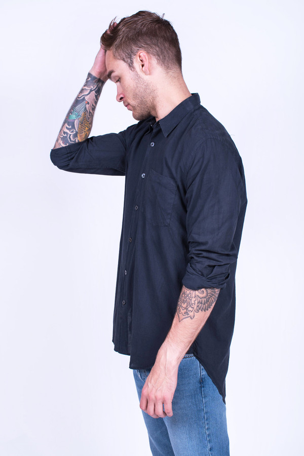 Men's Our Legacy First Shirt Black Poplin Men's Our Legacy First Shirt Black Poplin