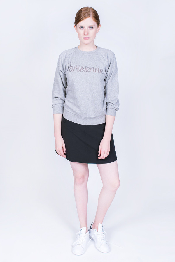 Maison Kitsune Sweatshirt Sheer Parisienne Maison Kitsune Sweatshirt Sheer Parisienne