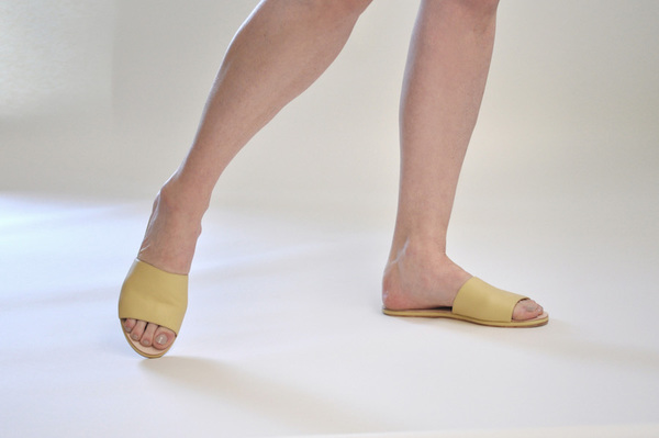 The Palatines Caelum slide sandal - sun leather The Palatines Caelum slide sandal - sun leather