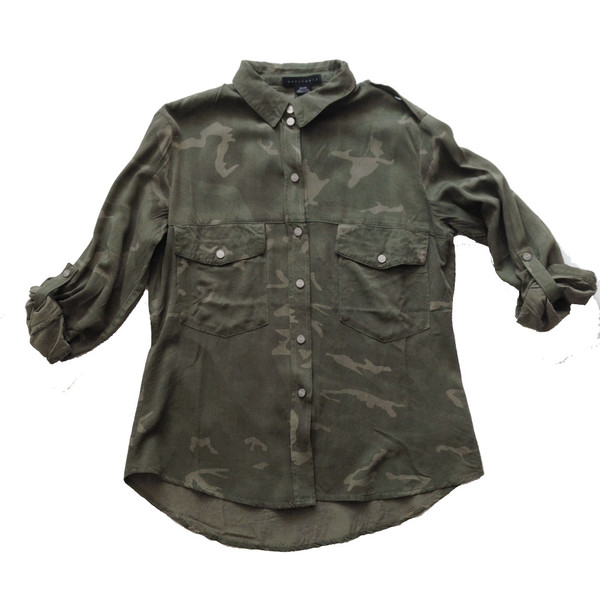 Sanctuary Boyfriend Shirt Camo Sanctuary Boyfriend Shirt Camo