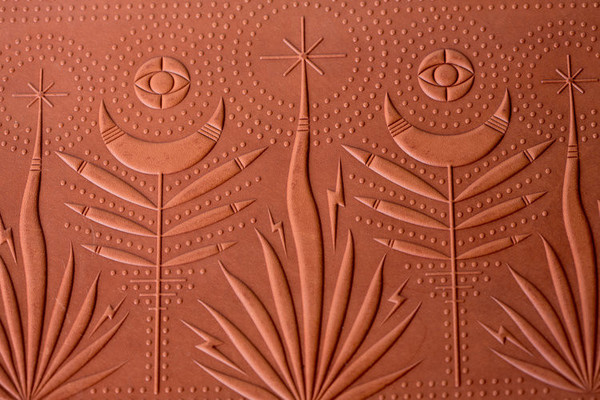 Night Safari Clutch- Chestnut Night Safari Clutch- Chestnut