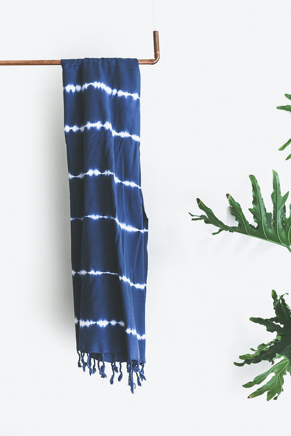 Plaj Pender Towel- Tye Dye Blue Plaj Pender Towel- Tye Dye Blue