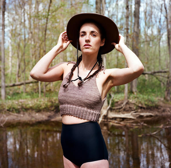 good night, day Napanee Halter crop top good night, day Napanee Halter crop top