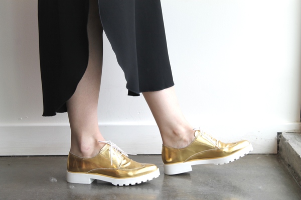 Miista Miley Gold Oxford Miista Miley Gold Oxford