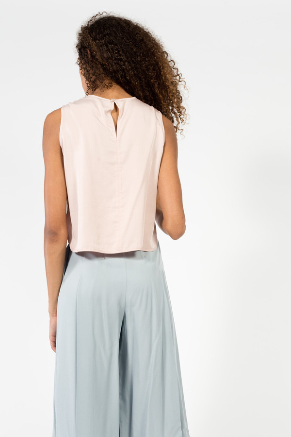 7115 by Szeki Crew Neck Cropped Top 7115 by Szeki Crew Neck Cropped Top