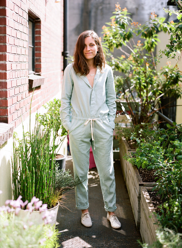 Nahanni Arntzen Marcus linen jumpsuit, seafoam Nahanni Arntzen Marcus linen jumpsuit, seafoam