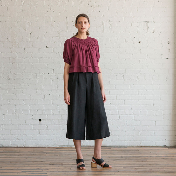 Apiece Apart Taiyana Wabi Wide Leg Cropped Pant Apiece Apart Taiyana Wabi Wide Leg Cropped Pant