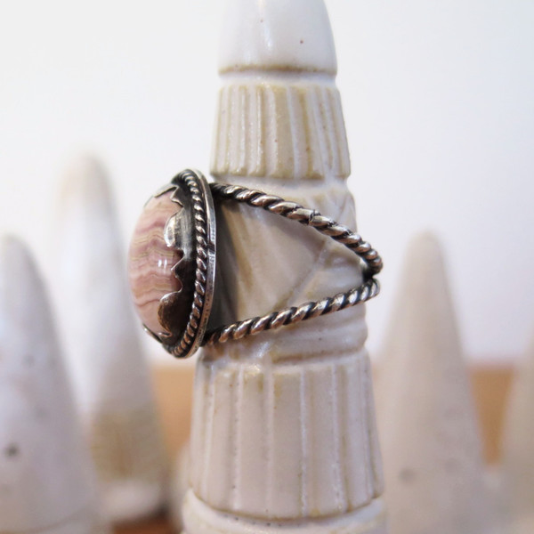 Gem spell Rhodochrosite Ring Gem spell Rhodochrosite Ring